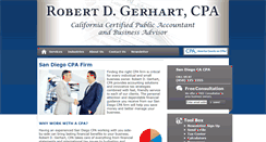 Desktop Screenshot of gerhartcpa.com