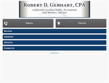 Tablet Screenshot of gerhartcpa.com